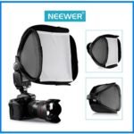 Neewer 24*24cm/9"x9" Foldable Mini Flash Softbox - Black