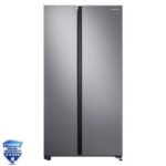 Samsung No Frost Side-by-Side Double Door Refrigerator | RS72R5001M9/D3 | 700 L