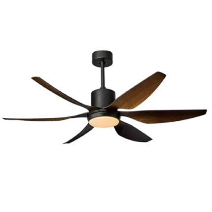 Qulik Silex 54" Decorative Silent Ceiling Fan With Light and Remote